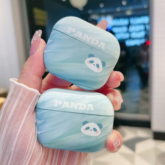 For AirPods Pro 2 Panda PC Matte Earphone Protective Case