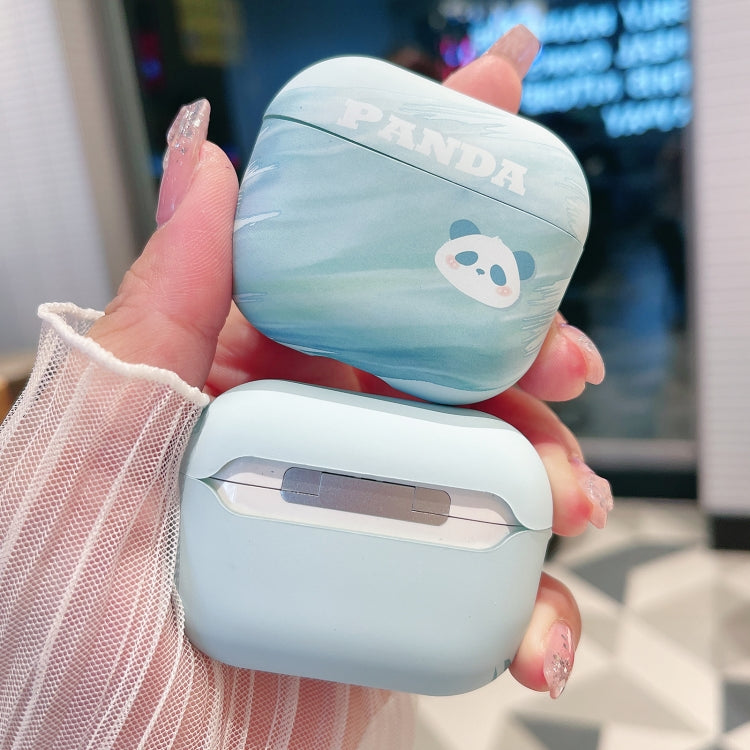 For AirPods Pro Panda PC Matte Earphone Protective Case