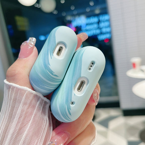 For AirPods 1/2 Panda PC Matte Earphone Protective Case