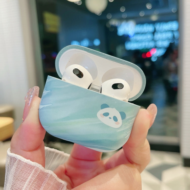 For AirPods 1/2 Panda PC Matte Earphone Protective Case