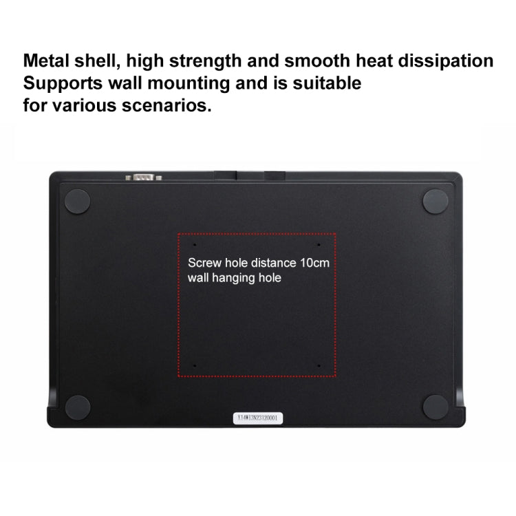 CENAVA H14 All-in-One Box PC, 8GB+64GB, 14.1 inch Windows 10 Intel Celeron J4125 Quad Core(Black)