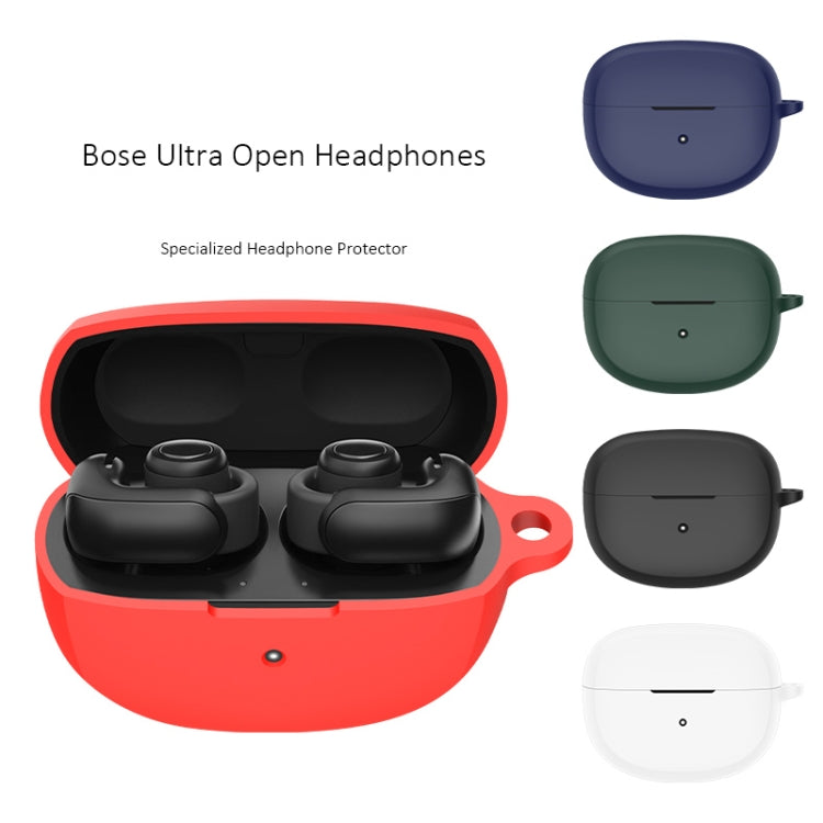 For Bose Ultra Open Wireless Earphone Silicone Protective Case(White)