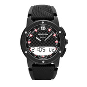 SPOVAN Gemini Outdoor Mountaineering Altitude Barometric Water-resistant Sports Watch(Black White)