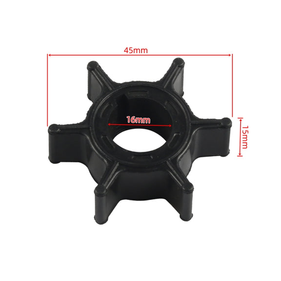 For Honda Outboard Pump Impeller 06192-ZW9-A30(Black)