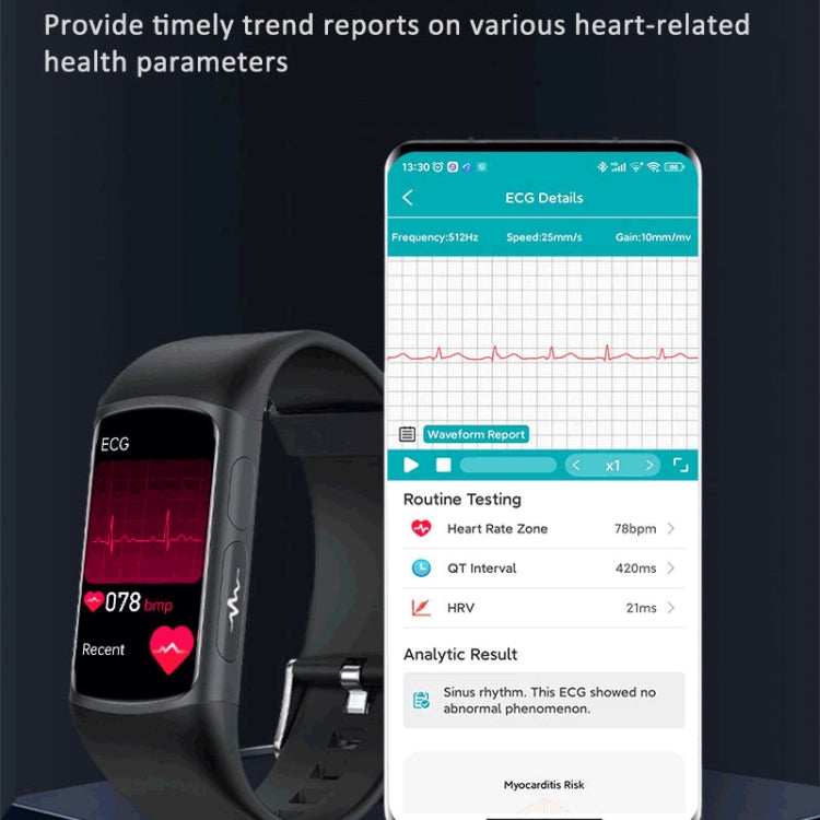 SPOVAN H8 1.47 inch TFT HD Screen Smart Bracelet Supports Bluetooth Calling/Blood Oxygen Monitoring(Black)