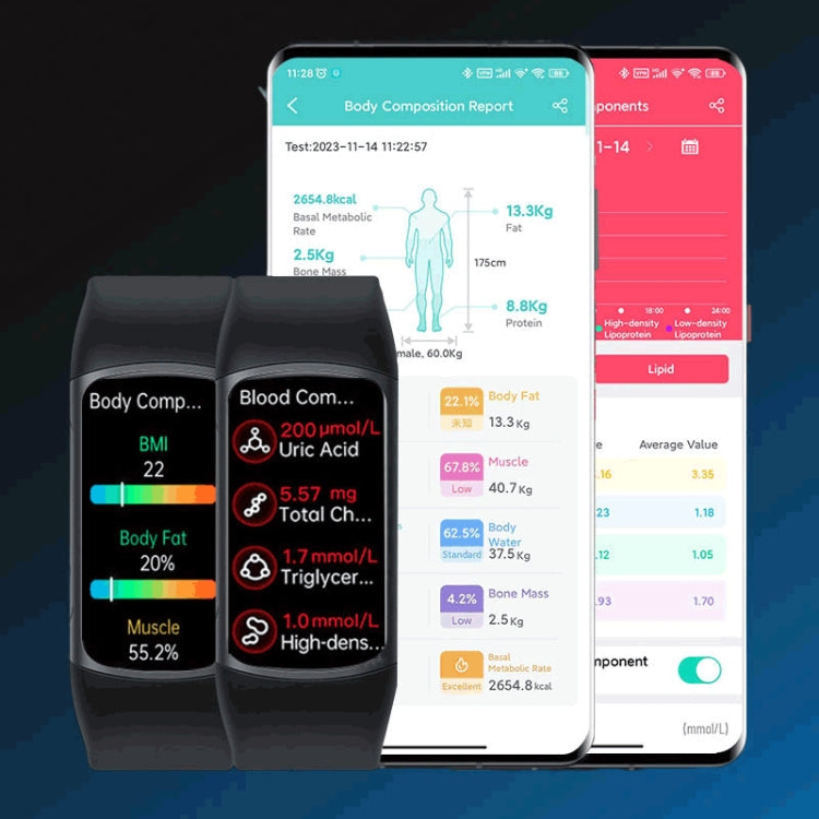 SPOVAN H8 1.47 inch TFT HD Screen Smart Bracelet Supports Bluetooth Calling/Blood Oxygen Monitoring(Black)