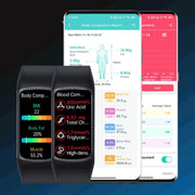 SPOVAN H8 1.47 inch TFT HD Screen Smart Bracelet Supports Bluetooth Calling/Blood Oxygen Monitoring(Black)