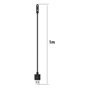 For OnePlus Nord Watch Smart Watch Magnetic Charging Cable, Length:1m(Black)