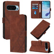 For Google Pixel 9 Pro XL Crossbody 3D Embossed Flip Leather Phone Case(Brown) - free shipping - PMC TechLife - Order now!