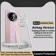 For OPPO A3 Pro 5G imak Shockproof Airbag TPU Phone Case(Transparent)