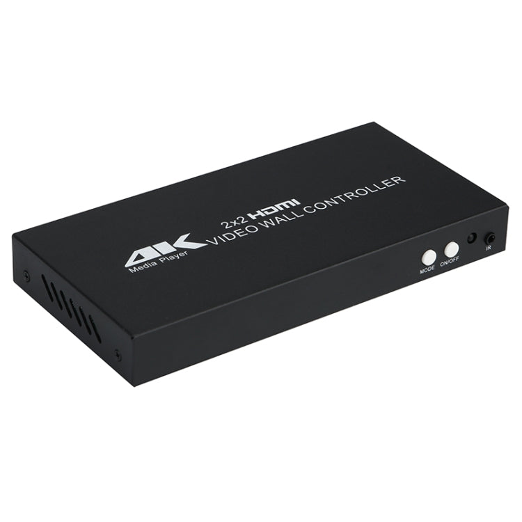 XP02 4K 2x2 HDMI Video Wall Controller Multi-screen Splicing Processor, Style:Ordinary(UK Plug)
