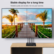 XP02 4K 2x2 HDMI Video Wall Controller Multi-screen Splicing Processor, Style:Ordinary(UK Plug)