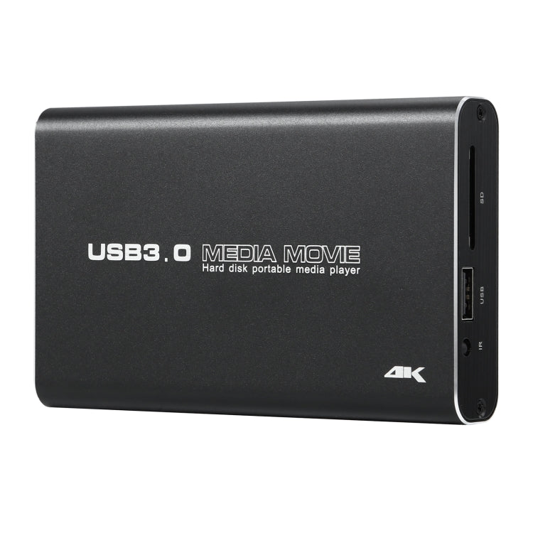 MP2506P 4K 30Hz HD Media Player, Support Auto Loop Play Videos & Photos & Music(EU Plug)