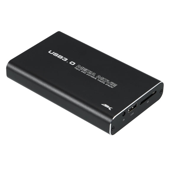 MP2506P 4K 30Hz HD Media Player, Support Auto Loop Play Videos & Photos & Music(EU Plug)