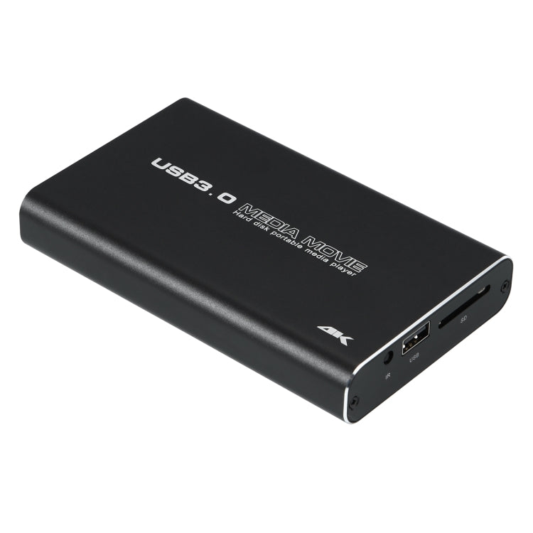 MP2506P 4K 30Hz HD Media Player, Support Auto Loop Play Videos & Photos & Music(US Plug)
