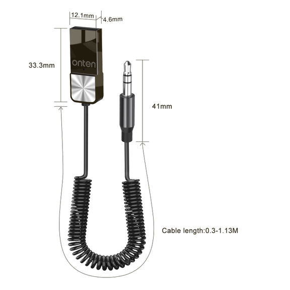 ONTEN OTN-BT101 Wireless Audio Adapter Automatic Connection