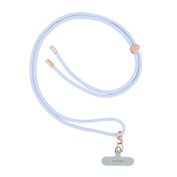 mutural Universal Mobile Phone Solid Color Lanyard(Blue)