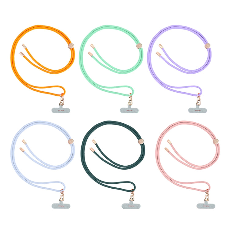 mutural Universal Mobile Phone Solid Color Lanyard(Orange)