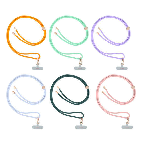 mutural Universal Mobile Phone Solid Color Lanyard(Purple)