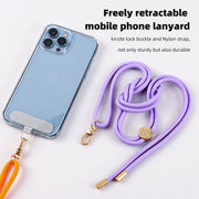 mutural Universal Mobile Phone Solid Color Lanyard(Orange)
