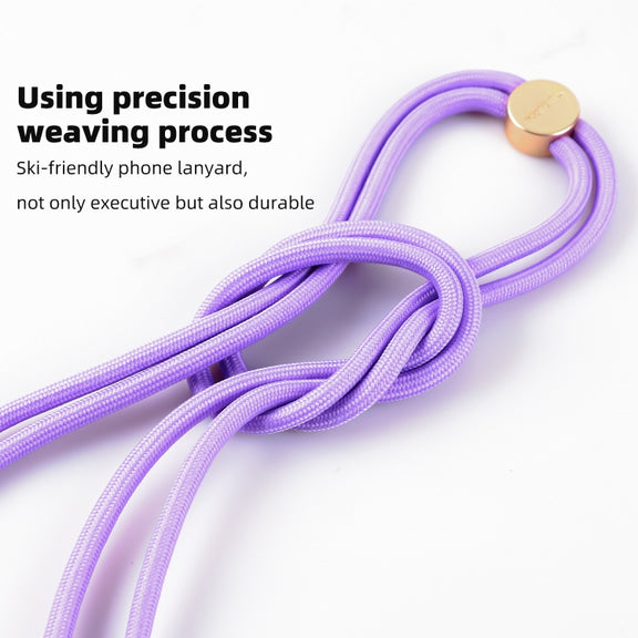mutural Universal Mobile Phone Solid Color Lanyard(Orange)