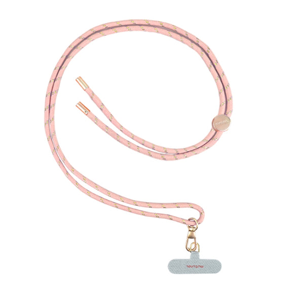 mutural Universal Mobile Phone Lanyard(Pink Gold)