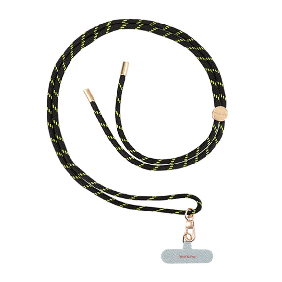 mutural Universal Mobile Phone Lanyard(Black Yellow)