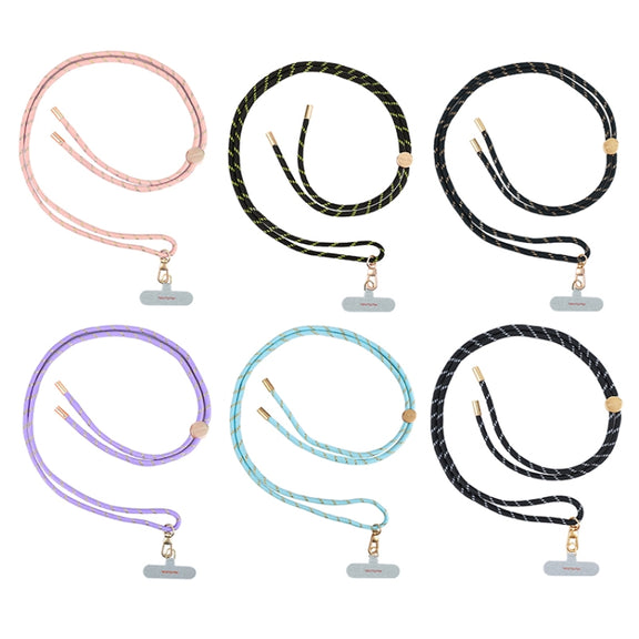 mutural Universal Mobile Phone Lanyard(Pink Gold)