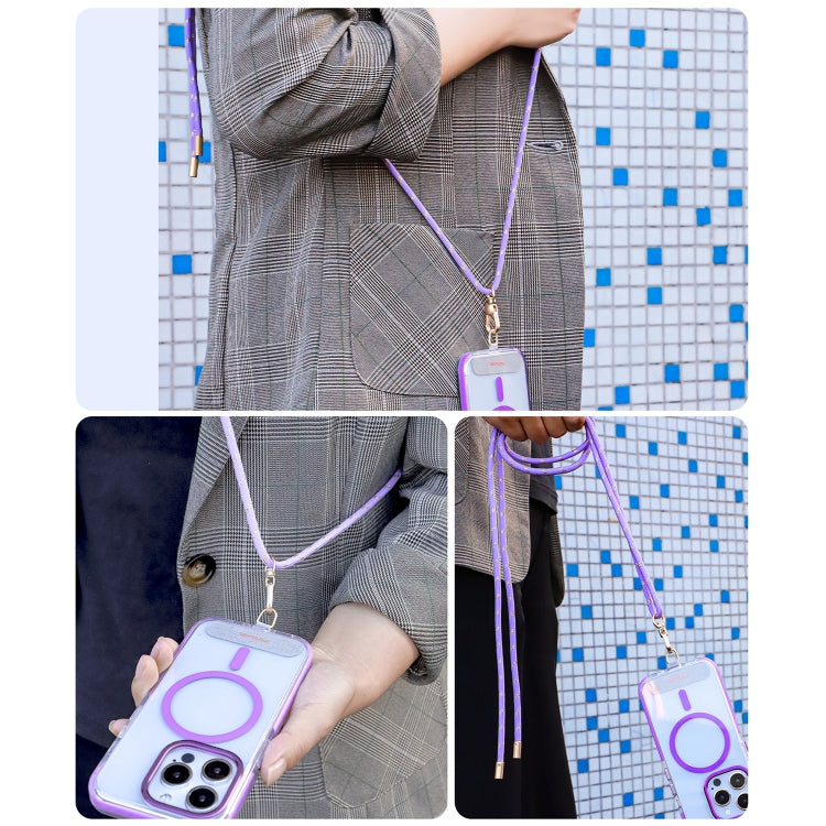 mutural Universal Mobile Phone Lanyard(Purple Gold)