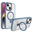 For iPhone 14 Shield Armor MagSafe Holder Phone Case(Blue) - free shipping - PMC TechLife - Order now!