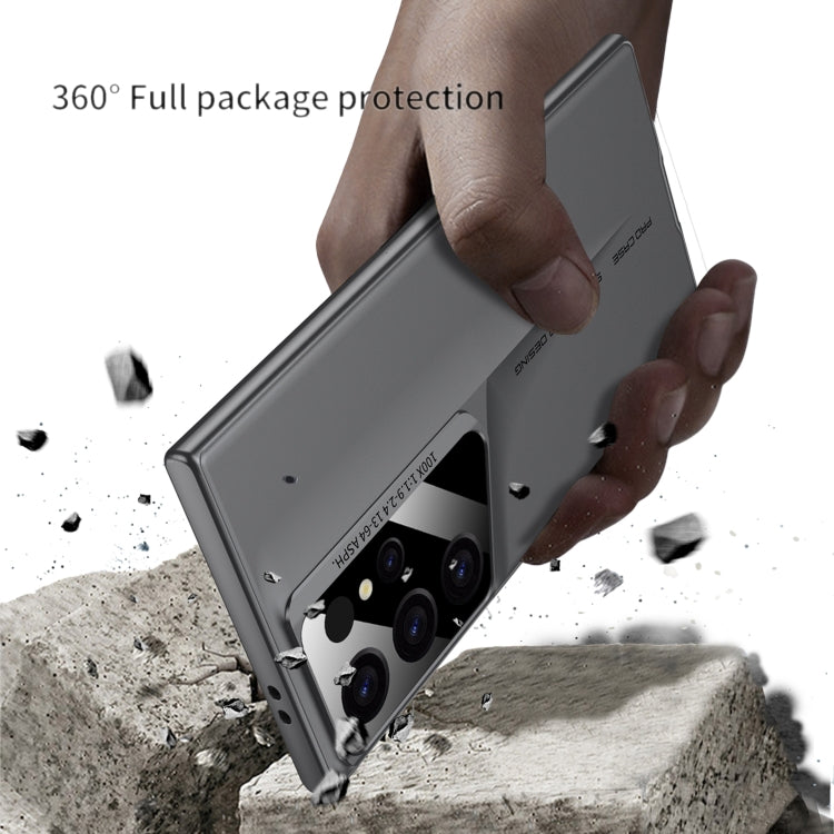For Samsung Galaxy S23 Ultra 5G GKK Blade Ultra-thin Full Coverage Phone Case(Black)