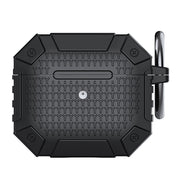 For AirPods 3 Wireless Earphones Shockproof Armor Protective Case(Black)