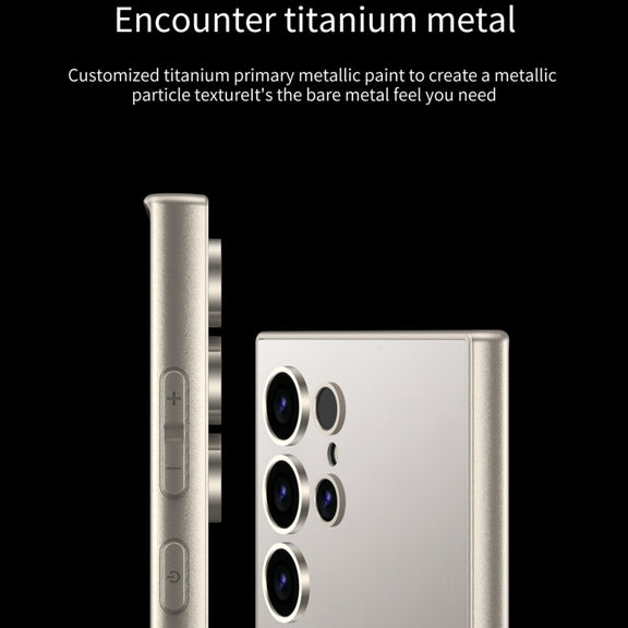 For Samsung Galaxy S24 Ultra 5G GKK AG Craft Skin Feel Full Coverage Phone Case(Grey)