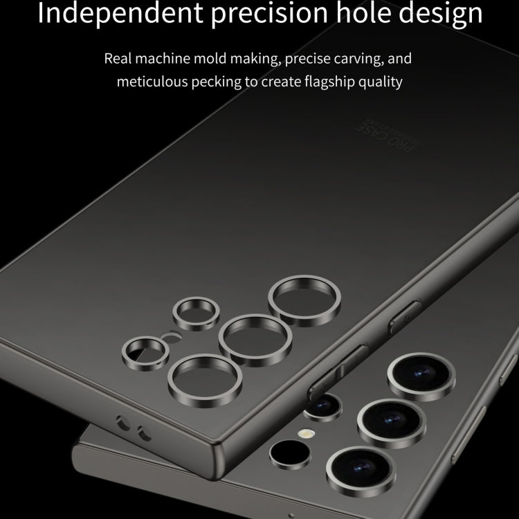 For Samsung Galaxy S24 Ultra 5G GKK AG Craft Skin Feel Full Coverage Phone Case(Grey)