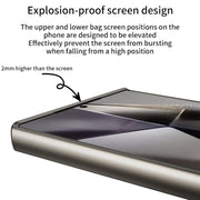 For Samsung Galaxy S24 Ultra 5G GKK Metal Paint Skin Feel Leather Full Coverage Phone Case(Black)