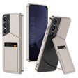 For Samsung Galaxy S25+ 5G GKK Rotor Bracket Recessed Card Bag Full Coverage Phone Case(Grey) - free shipping - PMC Jewellery - Order now!