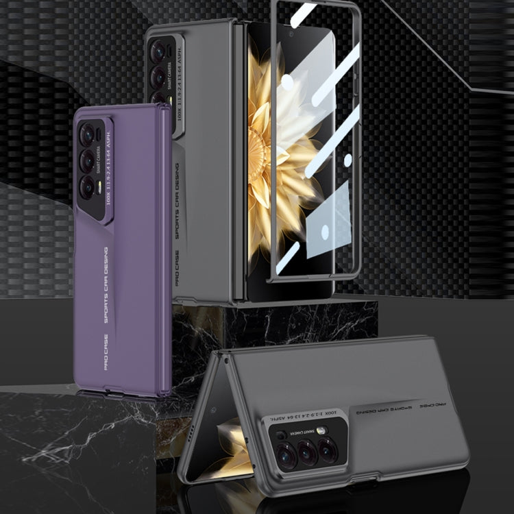 For Honor Magic V2 GKK Integrated Blade Ultra-thin Full Coverage Phone Case(Purple)