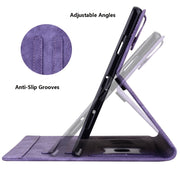 For Honor Pad X8a Cartoon Sakura Cat Embossed Leather Tablet Case(Purple)