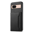 For Google Pixel 8a Calf Texture Card Bag Design Full Coverage Phone Case(Black) - free shipping - PMC TechLife - Order now!