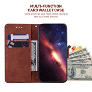 For Google Pixel 9 Geometric Embossed Leather Phone Case(Brown)