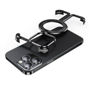 For iPhone 13 Pro Max MagSafe Magnetic Frameless Holder Phone Case(Black)