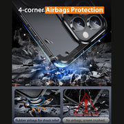 For iPhone 13 Pro MagSafe Magnetic Frameless Holder Phone Case(Black)