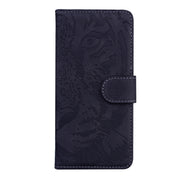 For Google Pixel 9 Tiger Embossing Pattern Flip Leather Phone Case(Black)