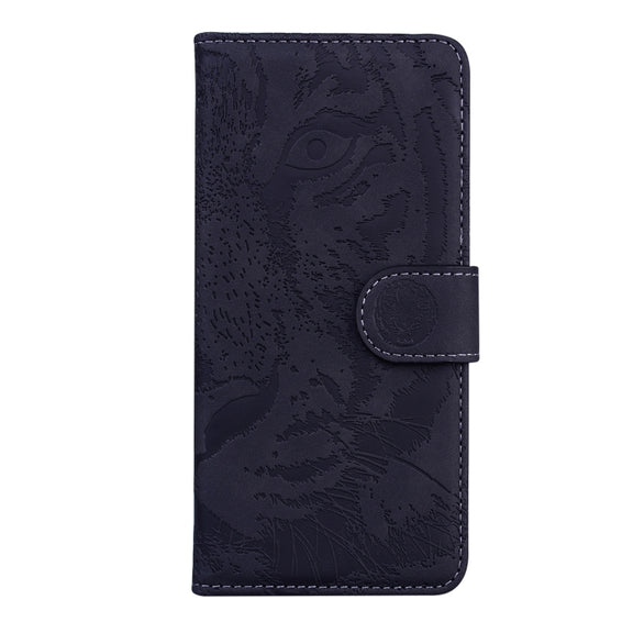 For Google Pixel 9 Tiger Embossing Pattern Flip Leather Phone Case(Black)