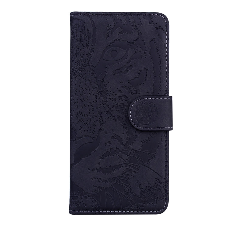 For Google Pixel 9 Pro 5G Tiger Embossing Pattern Flip Leather Phone Case(Black)
