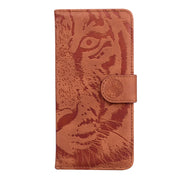 For Google Pixel 9 Pro 5G Tiger Embossing Pattern Flip Leather Phone Case(Brown)