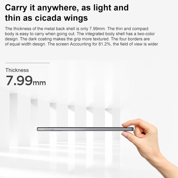 Lenovo K9 4G LTE Tablet, 4GB+64GB, 9 inch Android 12, MediaTek Helio G80 Octa Core, Support Face Identification(Grey)