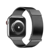 For Apple Watch 42mm DUX DUCIS Milanese Pro Series Stainless Steel Watch Band(Black)
