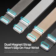 For Apple Watch 42mm DUX DUCIS Milanese Pro Series Stainless Steel Watch Band(Silver)