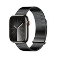 For Apple Watch 38mm DUX DUCIS Milanese Pro Series Stainless Steel Watch Band(Black) - Watch Bands by DUX DUCIS | Online Shopping South Africa | PMC TechLife | Buy Now Pay Later Mobicred